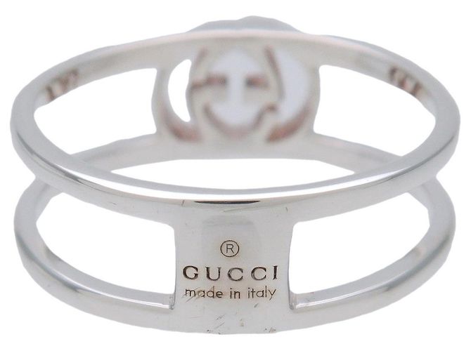 GUCCI Interlocking G SV925 Silver #9 US4.5 EU48 HK10 298036 - vista 2