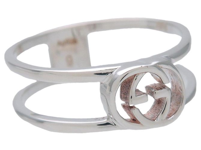 GUCCI Interlocking G SV925 Silver #9 US4.5 EU48 HK10 298036 - vista 5