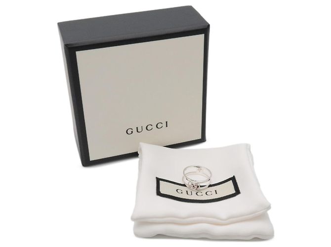 GUCCI Interlocking G SV925 Silver #9 US4.5 EU48 HK10 298036 - vista 6