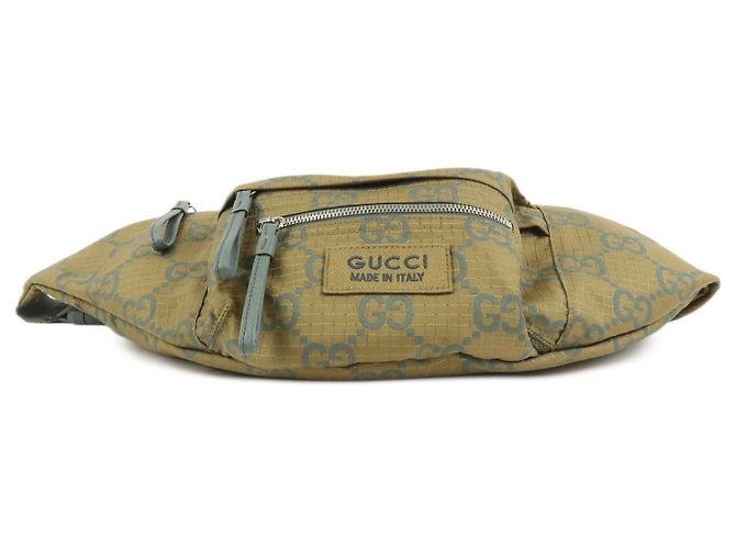 Borsello a vita e borsa a tracolla GUCCI GG Monogram GG Ripstop Leather Khaki - vista 3