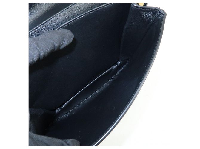 Autre Marque SAINT LAURENT PARIS Borsa a spalla Le Monogram in pelle scamosciata Nera - vista 22