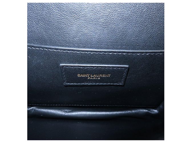 Autre Marque SAINT LAURENT PARIS Borsa a spalla Le Monogram in pelle scamosciata Nera - vista 23