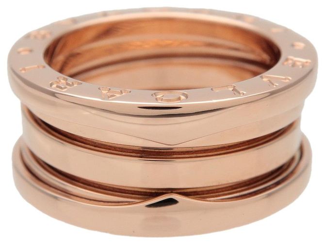 Bulgari Anello BVLGARI B-Zero1 3Band K18 750PG Oro Rosa #49 US4.5 EU49 HK10 - vista 2