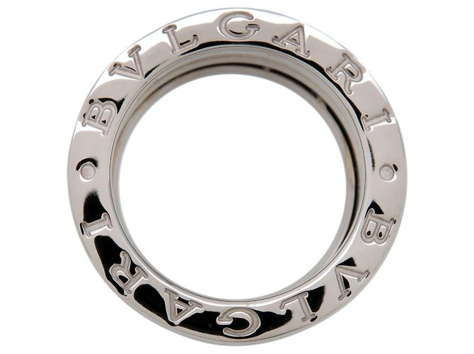 Bulgari Anello BVLGARI B-Zero1 3Band K18 750WG Oro Bianco #46 US3.5 EU45 HK7 - vista 3