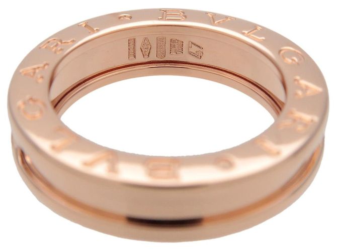 Bulgari BVLGARI B-Zero1 Anello 1Band K18 750RG Rose Gold #46 US4.5 EU47 - vista 4