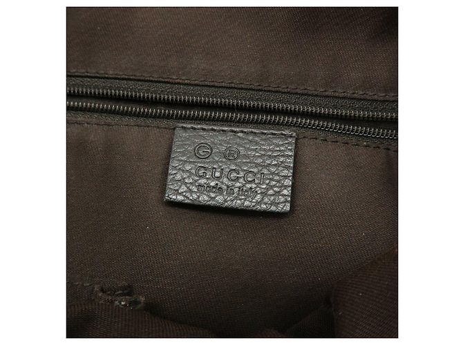 Borsa a tracolla GUCCI Abbey GG Canvas Leather Brown 265691 - vista 23