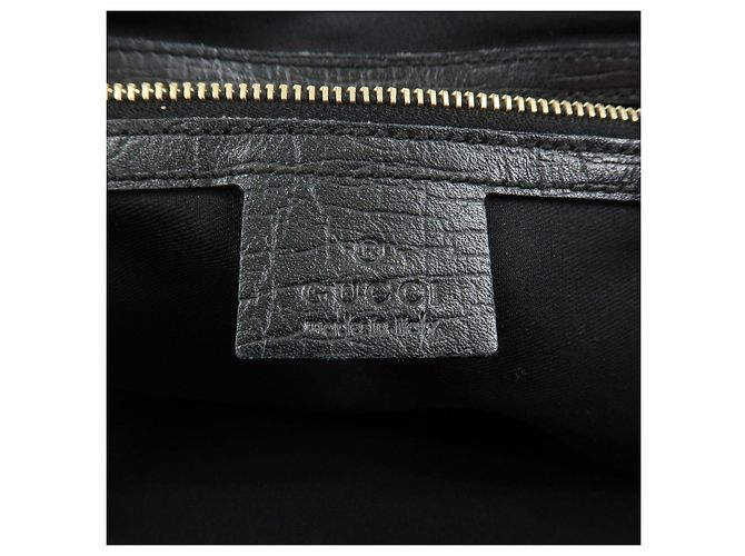 Borsa Tote e Borsa a Mano GUCCI Sherry GG Canvas Leather Black - vista 23