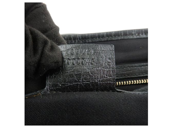 Borsa Tote e Borsa a Mano GUCCI Sherry GG Canvas Leather Black - vista 24