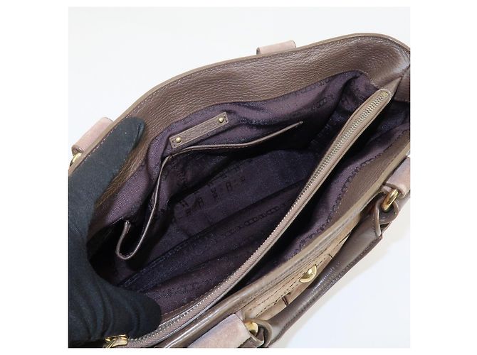 Céline CELINE Boogie Bag Borsa a mano in pelle scamosciata Beige Brown - vista 21