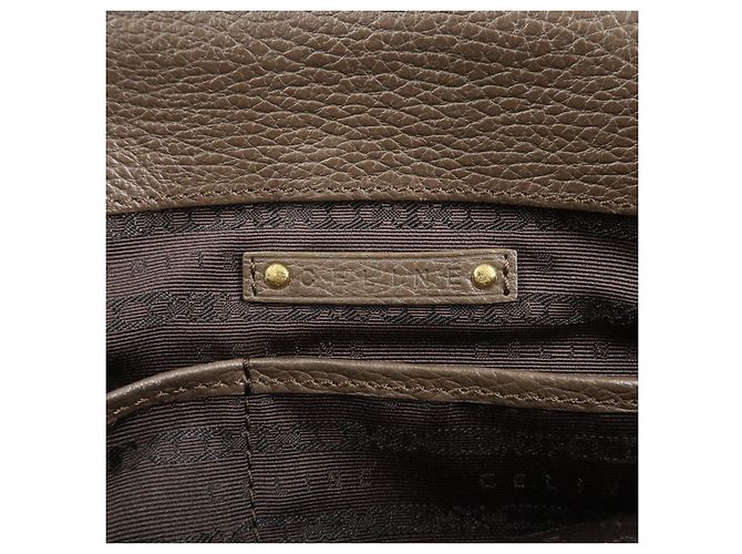Céline CELINE Boogie Bag Borsa a mano in pelle scamosciata Beige Brown - vista 24