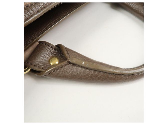 Céline CELINE Boogie Bag Borsa a mano in pelle scamosciata Beige Brown - vista 8