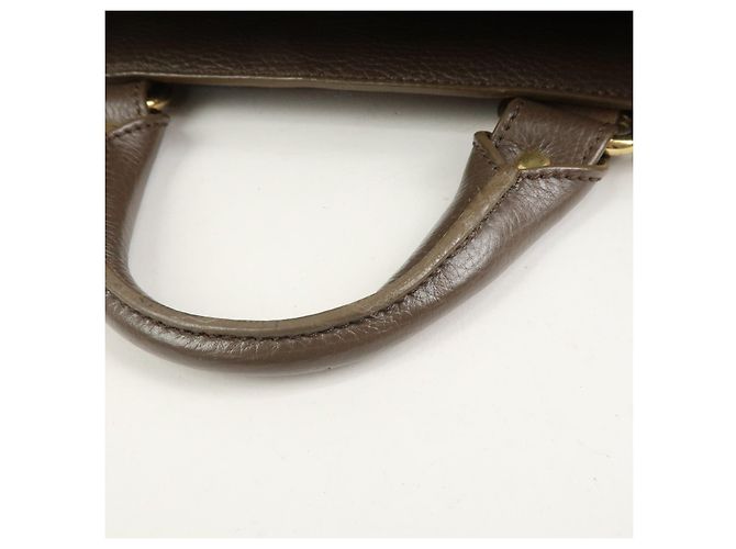 Céline CELINE Boogie Bag Borsa a mano in pelle scamosciata Beige Brown - vista 9