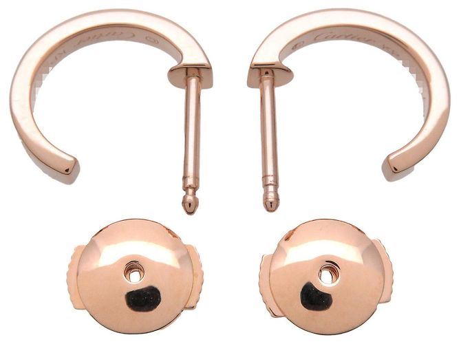 Orecchini Cartier Mini LOVE K18 750PG Oro Rosa - vista 4
