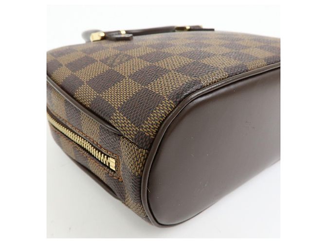 Louis Vuitton Saleya Mini Damier Ebene Canvas Leather Hand Bag - vista 10