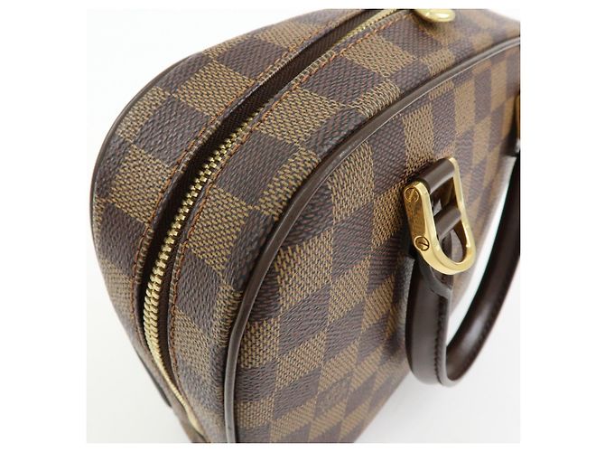 Louis Vuitton Saleya Mini Damier Ebene Canvas Leather Hand Bag - vista 14