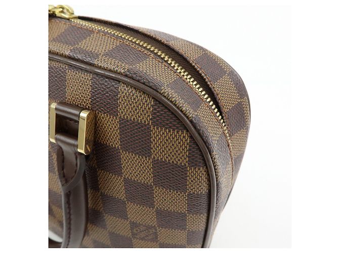 Louis Vuitton Saleya Mini Damier Ebene Canvas Leather Hand Bag - vista 15