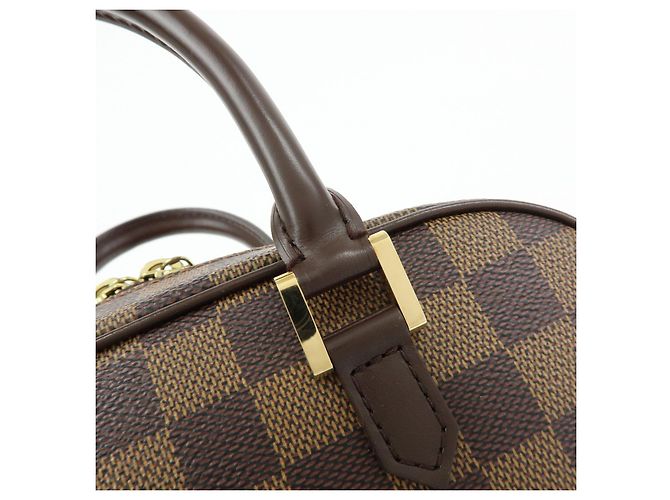 Louis Vuitton Saleya Mini Damier Ebene Canvas Leather Hand Bag - vista 8