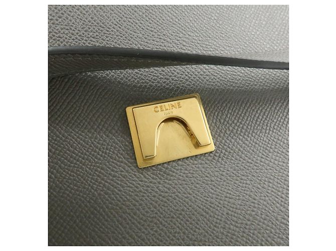 Céline CELINE Micro Belt Bag in pelle di vitello Borsa 2WAY Borsa a mano Grigia - vista 24