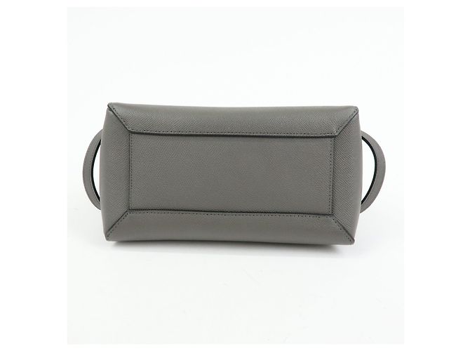 Céline CELINE Micro Belt Bag in pelle di vitello Borsa 2WAY Borsa a mano Grigia - vista 5
