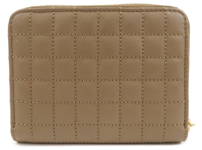 Céline CELINE Cartera Compacta Zippy de Piel Tarjetero Monedero Marrón - vista 2