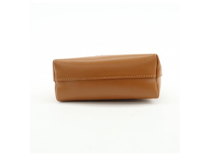 Chloé Chloe Micro Tote Bag Pelle Borsa 2Way Borsa a Spalla Borsa a Mano Camel - vista 5