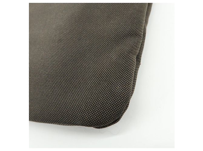Borsa a spalla e borsa a tracolla in pelle jacquard con logo PRADA Marrone scuro - vista 12