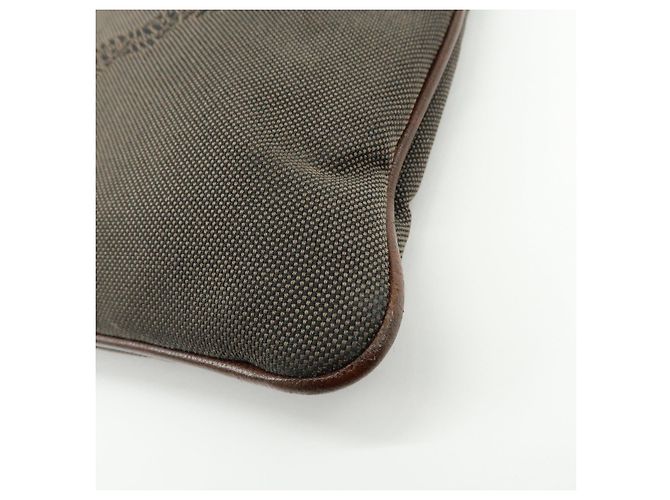 Borsa a spalla e borsa a tracolla in pelle jacquard con logo PRADA Marrone - vista 11