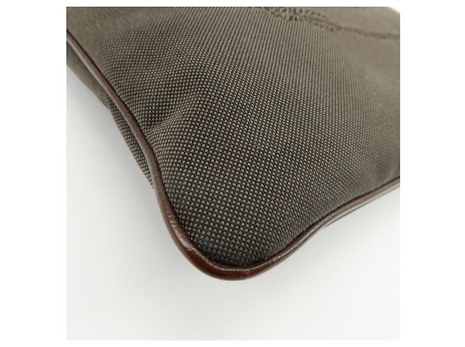 Borsa a spalla e borsa a tracolla in pelle jacquard con logo PRADA Marrone - vista 12