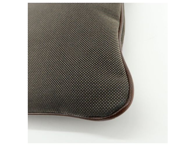 Borsa a spalla e borsa a tracolla in pelle jacquard con logo PRADA Marrone - vista 14