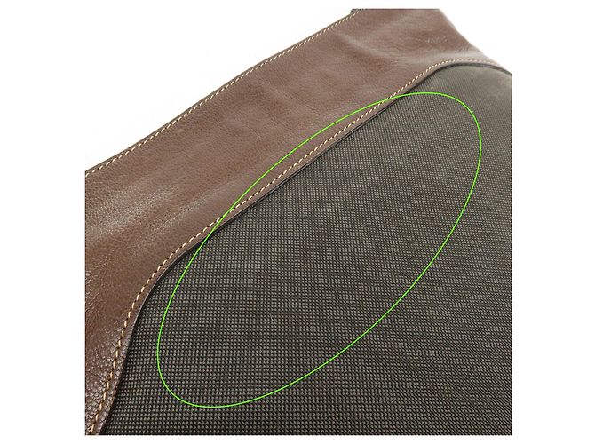 Borsa a spalla e borsa a tracolla in pelle jacquard con logo PRADA Marrone - vista 19