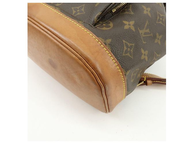 Zaino Louis Vuitton Monogram Montsouris MM Brown M51136 - vista 11