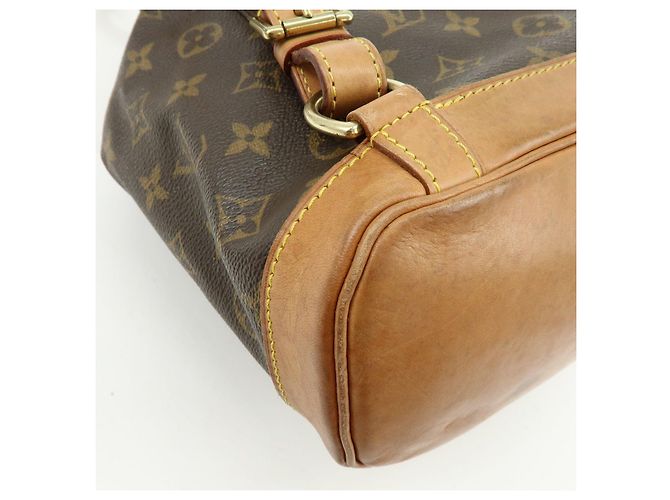 Zaino Louis Vuitton Monogram Montsouris MM Brown M51136 - vista 12