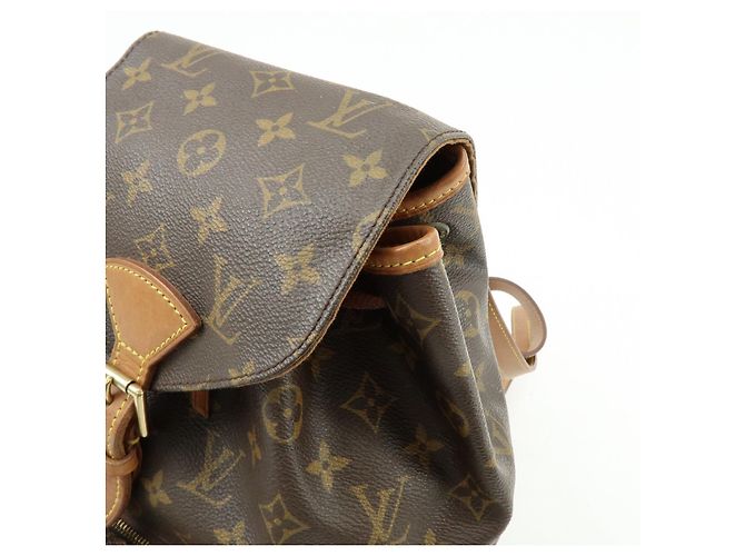 Zaino Louis Vuitton Monogram Montsouris MM Brown M51136 - vista 13