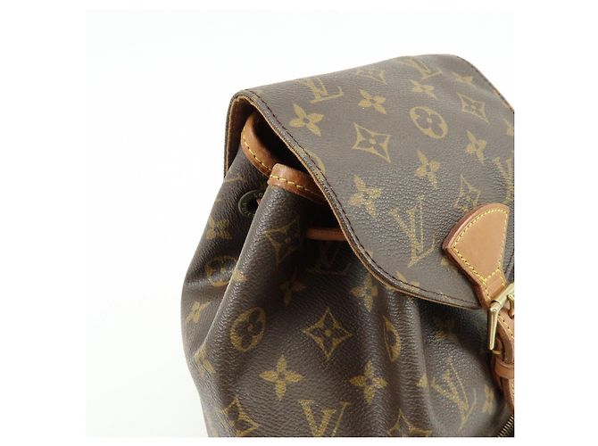 Zaino Louis Vuitton Monogram Montsouris MM Brown M51136 - vista 14