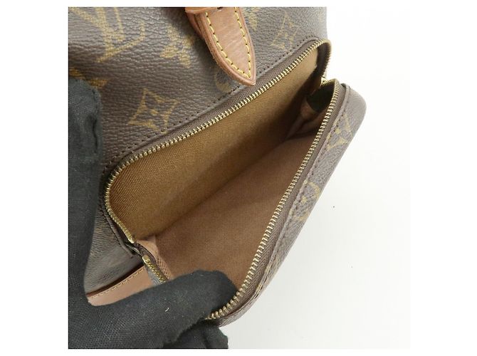 Zaino Louis Vuitton Monogram Montsouris MM Brown M51136 - vista 16