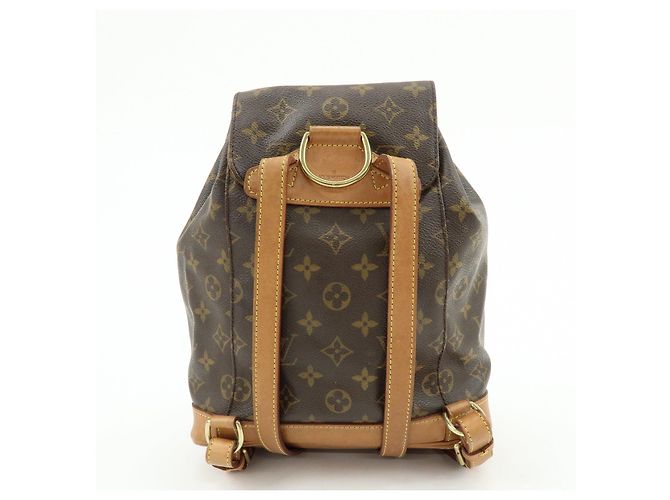Zaino Louis Vuitton Monogram Montsouris MM Brown M51136 - vista 2