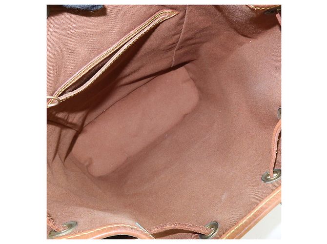Zaino Louis Vuitton Monogram Montsouris MM Brown M51136 - vista 20