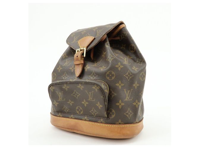 Zaino Louis Vuitton Monogram Montsouris MM Brown M51136 - vista 3
