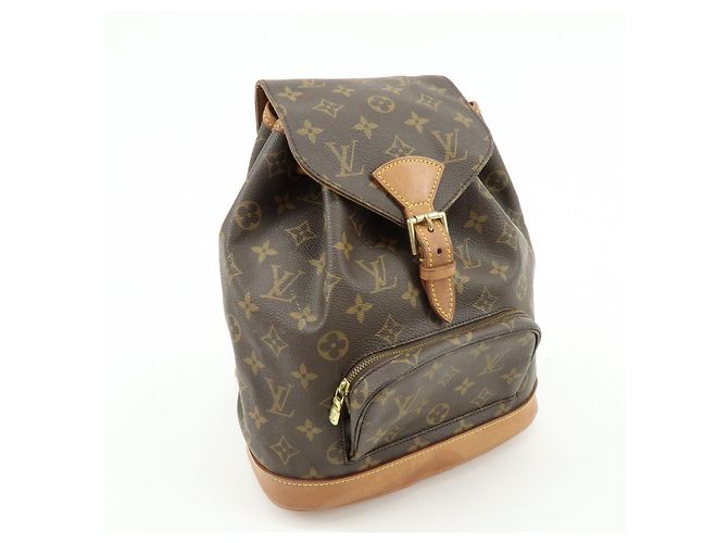 Zaino Louis Vuitton Monogram Montsouris MM Brown M51136 - vista 4