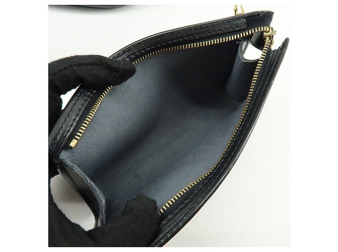 Louis Vuitton Epi Petit Bucket PM Shoulder Bag Noir M58992 - vista 19