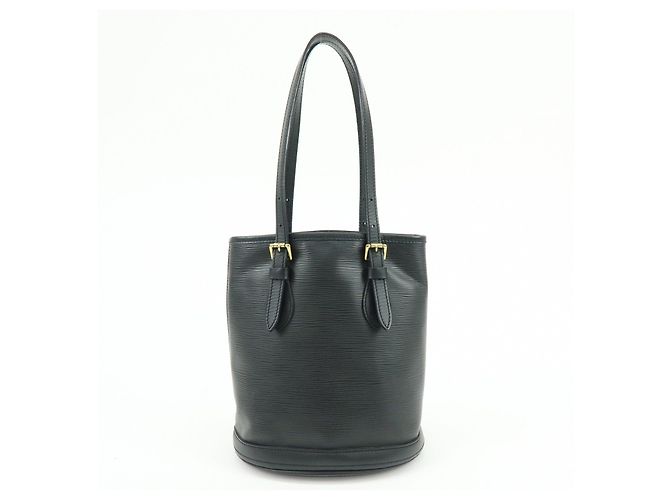 Louis Vuitton Epi Petit Bucket PM Shoulder Bag Noir M58992 - vista 2