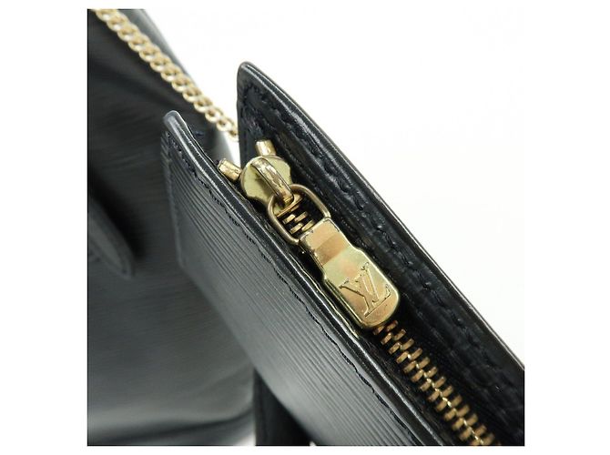 Louis Vuitton Epi Petit Bucket PM Shoulder Bag Noir M58992 - vista 20