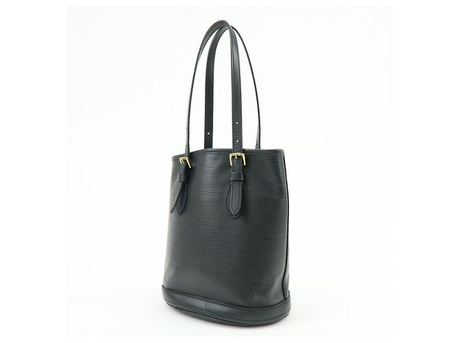 Louis Vuitton Epi Petit Bucket PM Shoulder Bag Noir M58992 - vista 3