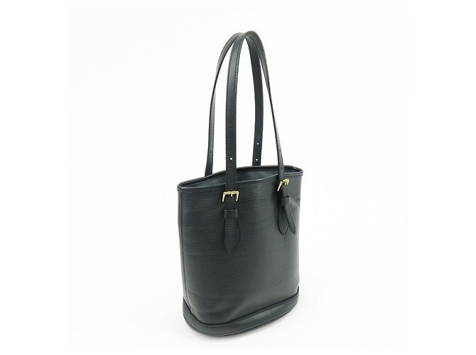 Louis Vuitton Epi Petit Bucket PM Shoulder Bag Noir M58992 - vista 4