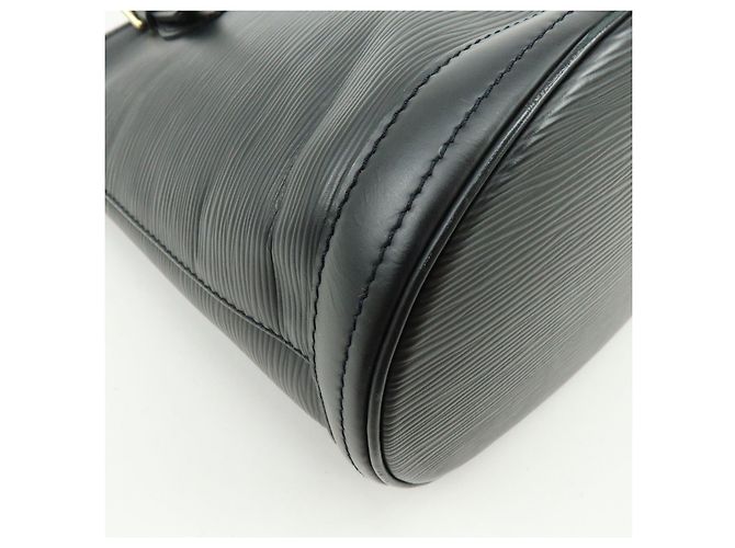 Louis Vuitton Epi Petit Bucket PM Shoulder Bag Noir M58992 - vista 9