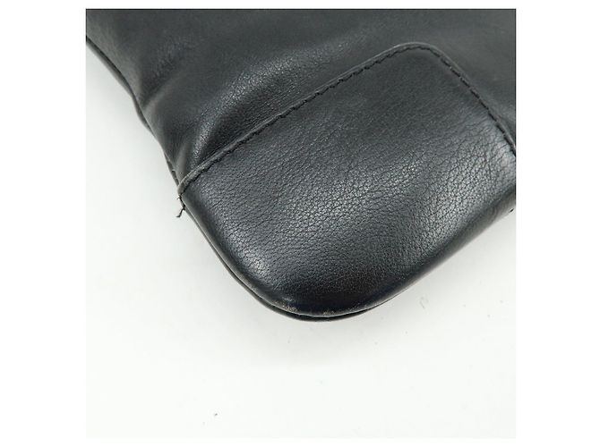 LOEWE Borsa a tracolla Anagram in pelle di vitello Borsa a tracolla Black - vista 10