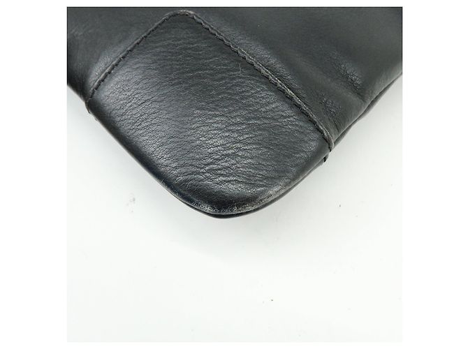 LOEWE Borsa a tracolla Anagram in pelle di vitello Borsa a tracolla Black - vista 11