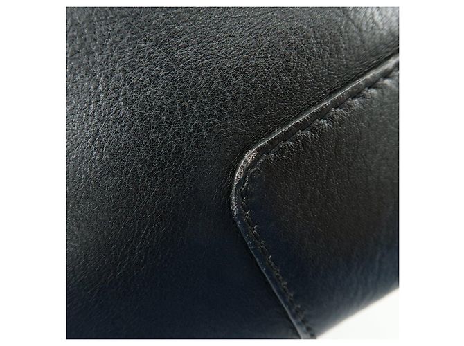 LOEWE Borsa a tracolla Anagram in pelle di vitello Borsa a tracolla Black - vista 16