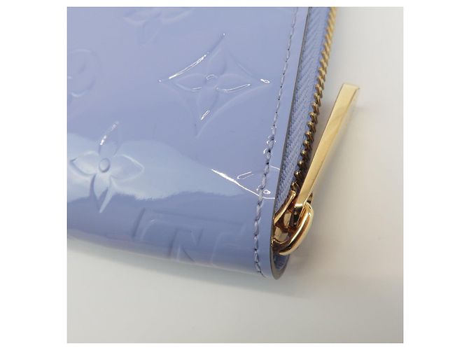 Portafoglio Round Zippy Louis Vuitton Monogram Vernis Lilas M90141 - vista 8