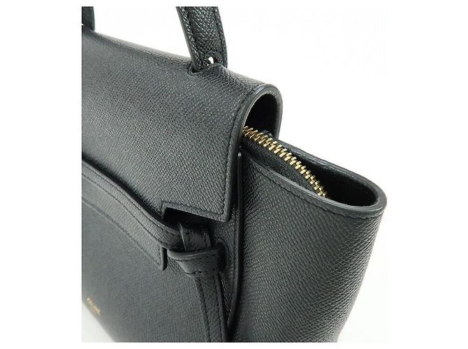 Céline CELINE Borsa Belt Bag in pelle 2WAY Borsa a tracolla Borsa a mano Nero - vista 15